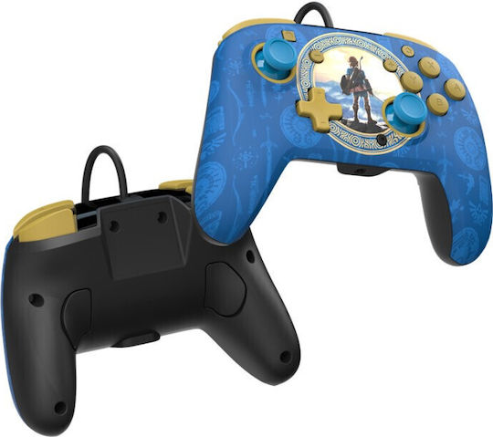 PDP Rematch Wired Gamepad for Switch Hyrule Blue