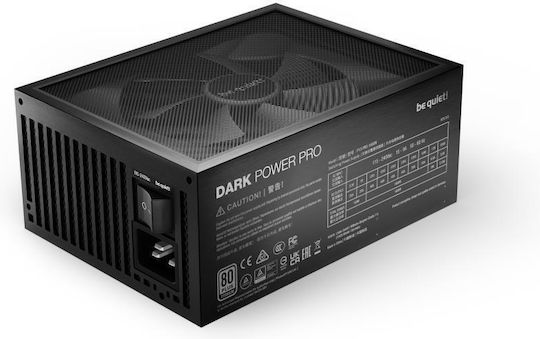 Be Quiet Dark Power Pro 13 1600W Negru Sursă de Alimentare Calculator Complet modular 80 Plus Titanium