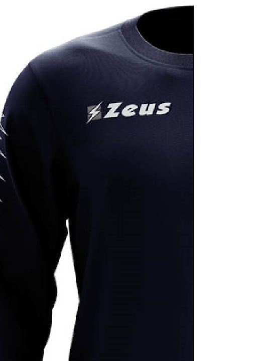 Enea Long Sleeve Athletic Blouse Navy / Dark Grey