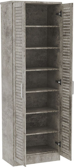 Suport pentru pantofi Sante cu 7 Rafturi Antique Anthracite L60xW37xH183cm