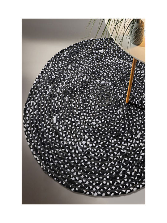 Guy Laroche Primo Rug Round Summer from Jute Anthracite