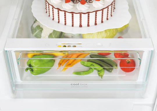Candy Combină frigorifică 341lt Total NoFrost Î185xL59.5xA65.8cm. Alb CCE4T618EW