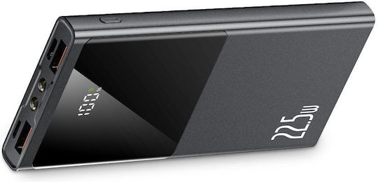 Tech-Protect PB12 Power Bank 10000mAh 22.5W με 2 Θύρες USB-A και Θύρα USB-C Power Delivery / Quick Charge 3.0 Γκρι