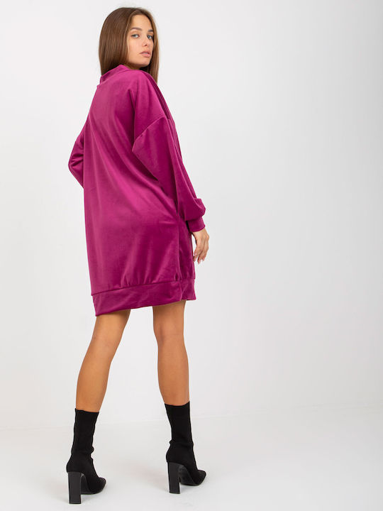 Rue Paris Mini Dress Purple