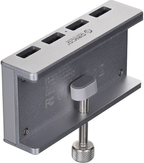 Orico MH4PU-P 4-Port USB 3.0 Hub with USB-A Connection Silver