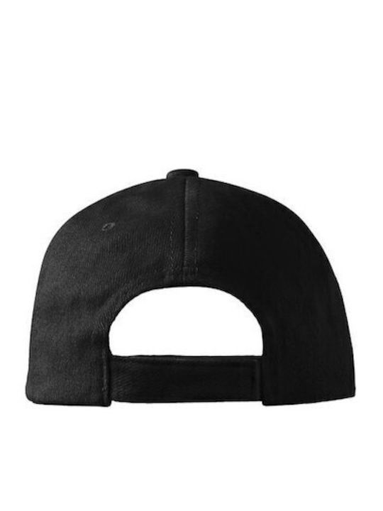 Malfini Kids' Hat Jockey Fabric Black