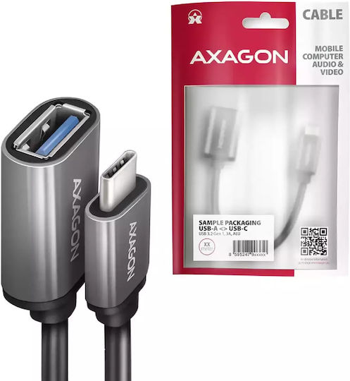 Axagon Μετατροπέας USB-C male σε USB-A female 1τμχ RUCM-AFAC