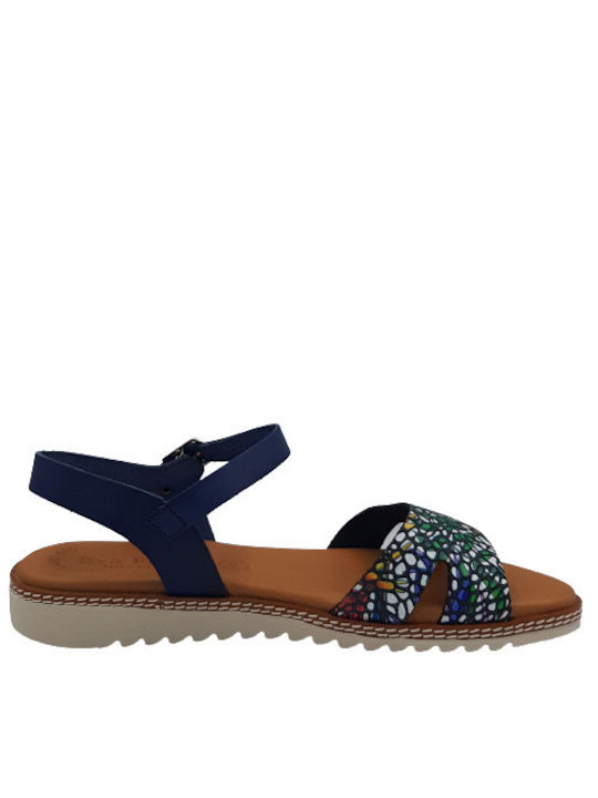 Eva Frutos Sandal Sandal Blue 2259 MARINO MULTI