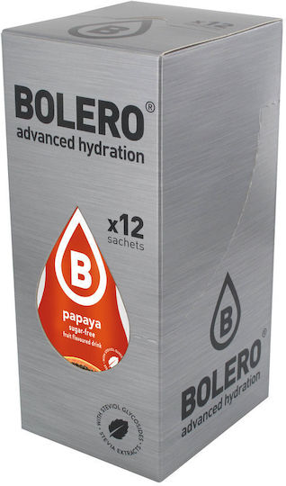 Bolero Χυμός σε Σκόνη 1.5L Σε Νερό Papaya Χωρίς Προσθήκη Ζάχαρης 9gr