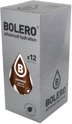 Bolero Χυμός σε Σκόνη 1.5L σε Νερό Καρύδα Χωρίς Ζάχαρη 9gr