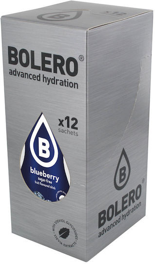 Bolero Χυμός σε Σκόνη 1.5L Σε Νερό Blueberry Χωρίς Ζάχαρη 9gr
