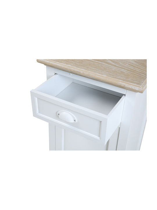Wooden Bedside Table 35x43x71cm