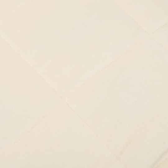 vidaXL Κουβέρτα Βαρύτητας Υπέρδιπλη 220x240εκ. Ανοιχτό Κρεμ
