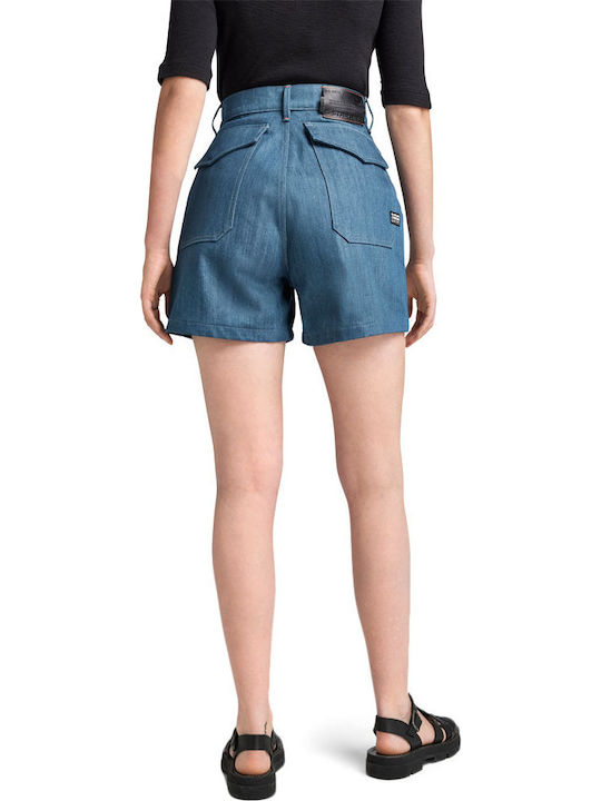 G-Star Raw Fatigue Γυναικείο Τζιν Σορτς Μπλε