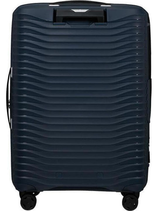 Samsonite Upscape Medium Hard Blue Nights Suitcase with 4 Wheels Height 68cm