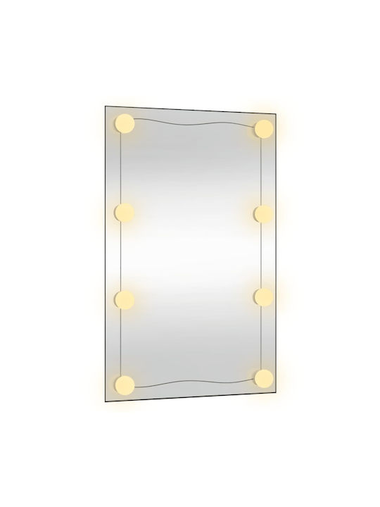 vidaXL Καθρέπτης Τοίχου με LED Φωτισμό 40x60cm