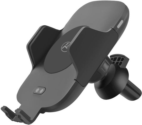 Tellur Car Mobile Mount with Adjustable Hooks and Wireless Charging Black