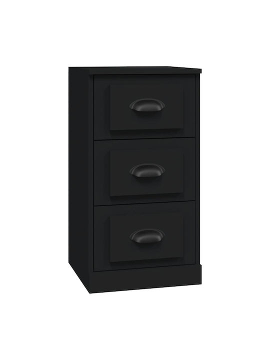 1 pc Office Storage Cabinet Black L36xW35.5xH67.5cm