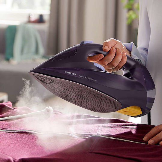 Philips Steam Iron 2800W with Continuous Steam Supply 50g/min Purple