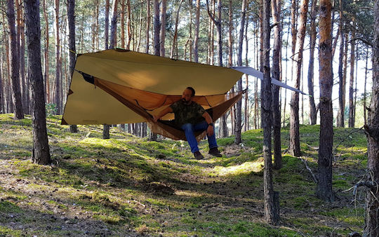 Bushmen I-005389 Camping Mückennetz Beige 325x150cm.