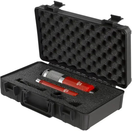 MXL R550/551R Set Condenser (Small Diaphragm) Microphone XLR Shock Mounted for Vocals in Red Color