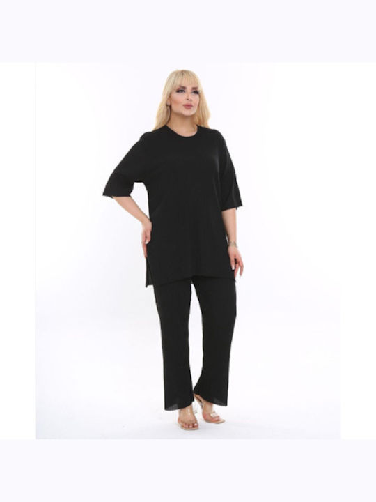 Women's Cotton Rip Set One Size Black