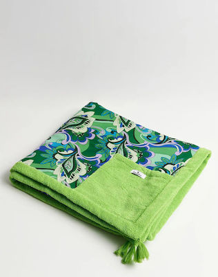 SugarFree Beach Towel Cotton Green 180x100cm.