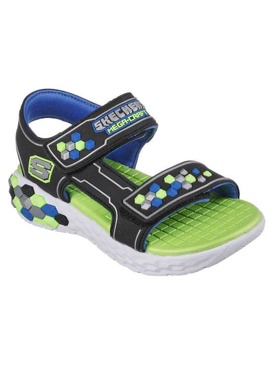 Skechers Παιδικά Πέδιλα Mega Splash 2.0 Μαύρα