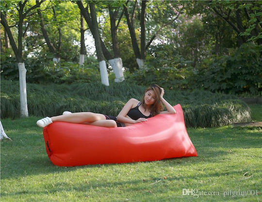 Inflatable Beach Mattress Red