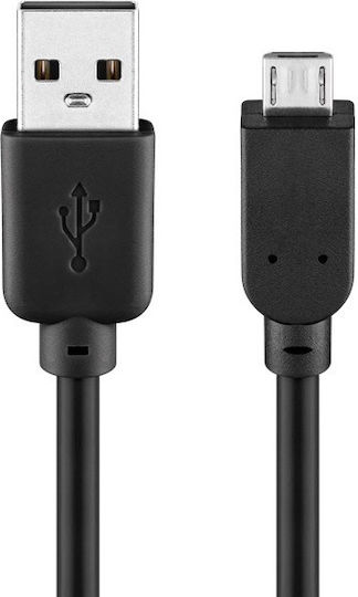Goobay Regular USB 2.0 to micro USB Cable Μαύρο 1.8m (93181)