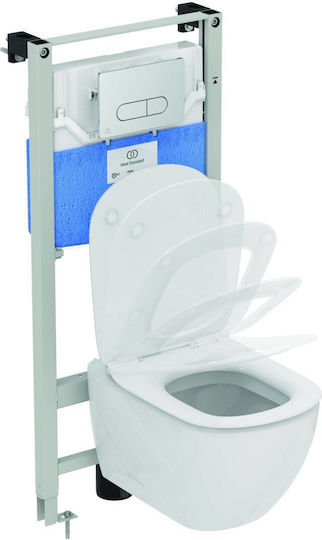 Ideal Standard Prosys Εντοιχιζόμενο Πλαστικό Καζανάκι Ορθογώνιο Χαμηλής Πίεσης