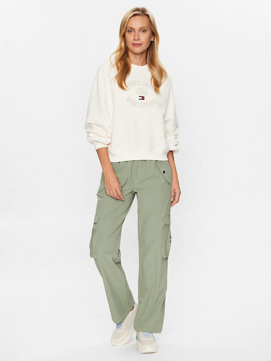 Damen Sweatshirt Beige