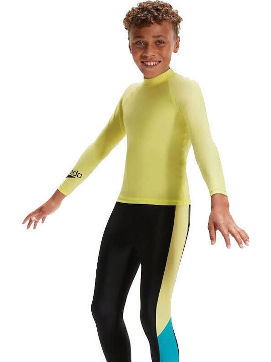 Speedo Детски Бански Блуза Жълт