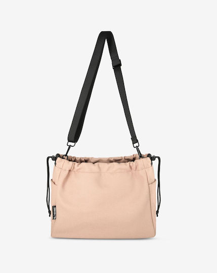 Minene Wickeltasche-Wickeltasche Schulter/Hand Hailey Rosa 29x11x26cm.