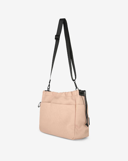 Minene Wickeltasche-Wickeltasche Schulter/Hand Hailey Rosa 29x11x26cm.