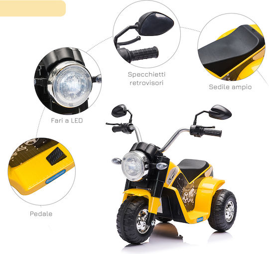 Kids Motorbike Licensed Electric Yellow