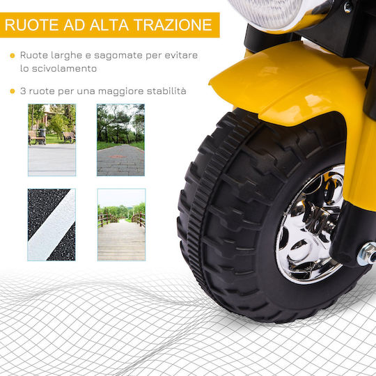 Kids Motorbike Licensed Electric Yellow