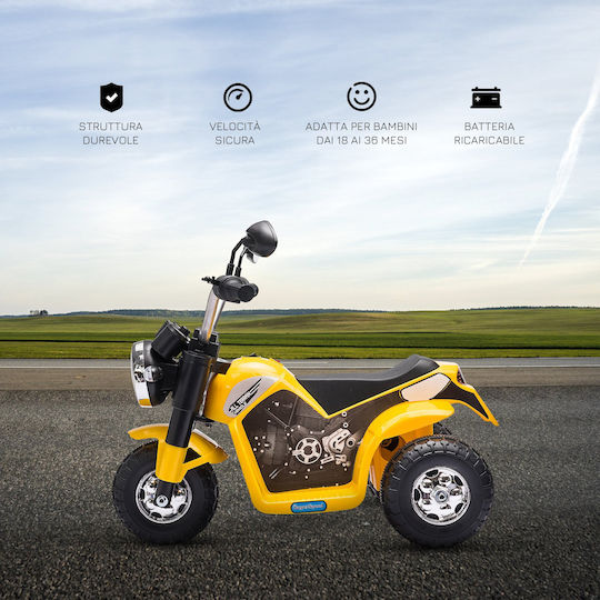 Kids Motorbike Licensed Electric Yellow