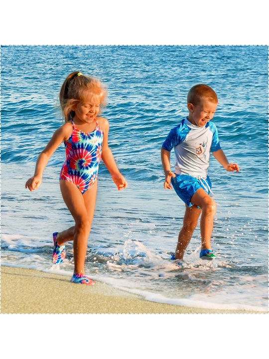 Slipstop Little Mermaid UV Shirt swimsuit Kids Swimwear Rashguard Pink