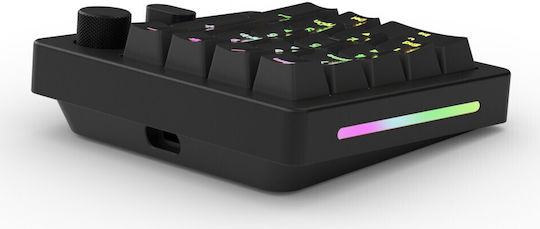 Glorious PC Gaming Race GMMK Comp With GMMK PRO / GMMK 2 TKL Ασύρματο Gaming KeyPad με Glorious Fox διακόπτες και RGB φωτισμό (Αγγλικό US)