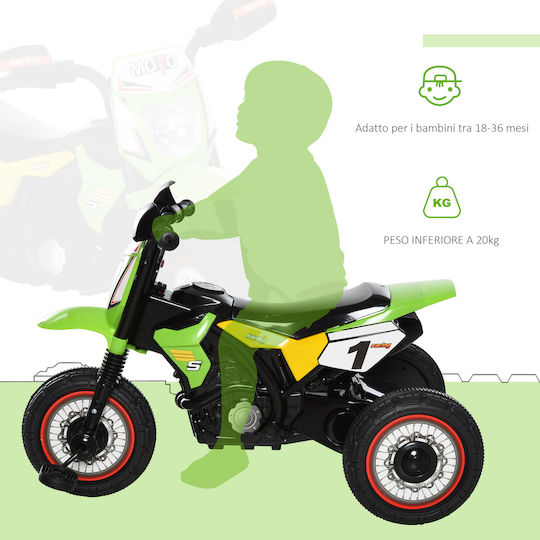 Kids Motorbike Inspired Pedal Green