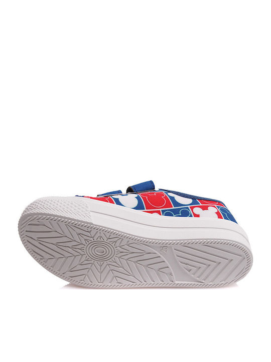 Παιδικά Sneakers Ανατομικά με Σκρατς Μπλε