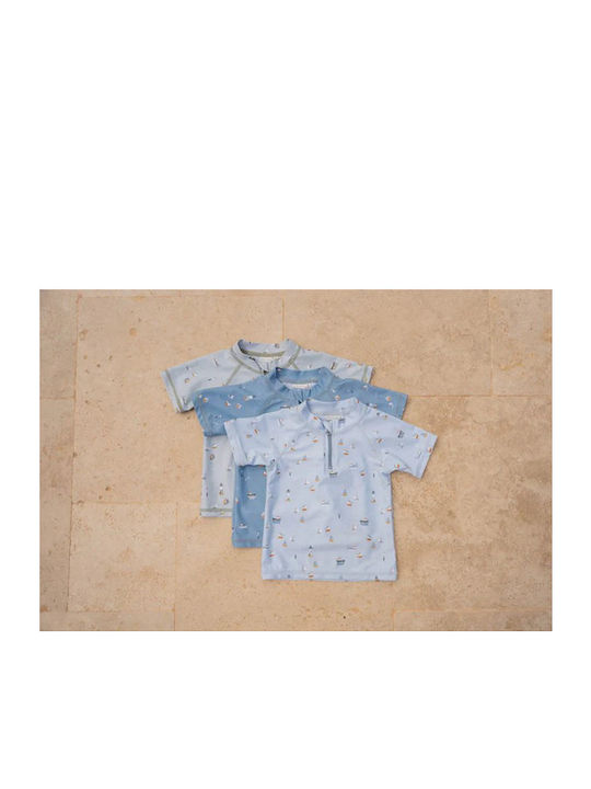 Little Dutch Kinder Badeanzug UV-Schutz (UV) Shirt Hellblau