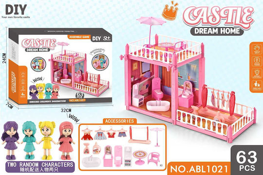 Dream Home Plastic Dollhouse