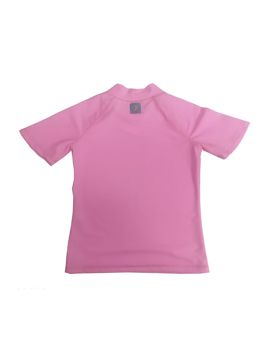 Tortue Kids Swimwear Sunscreen (UV) Shirt Pink