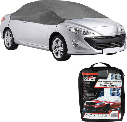 Feral Half Covers for Car with Carrying Bag Waterproof Small Secured with Elastic 13106