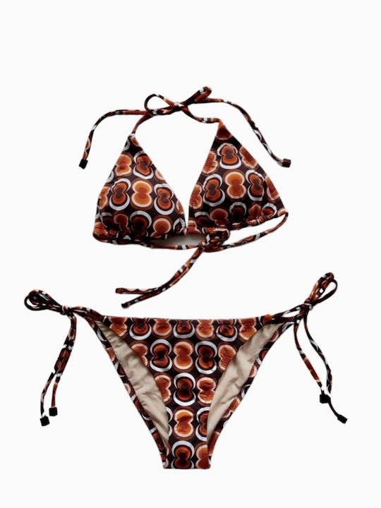 Lida Badeanzug Set Bikini Bikini Set Embrimee - Triangle Top - Bound Slip