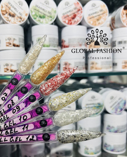 Global Fashion Gel Νυχιών Seashell 02 5gr