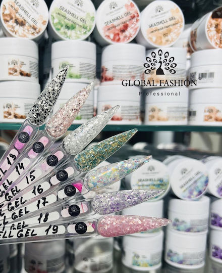 Global Fashion Gel Νυχιών Seashell 02 5gr