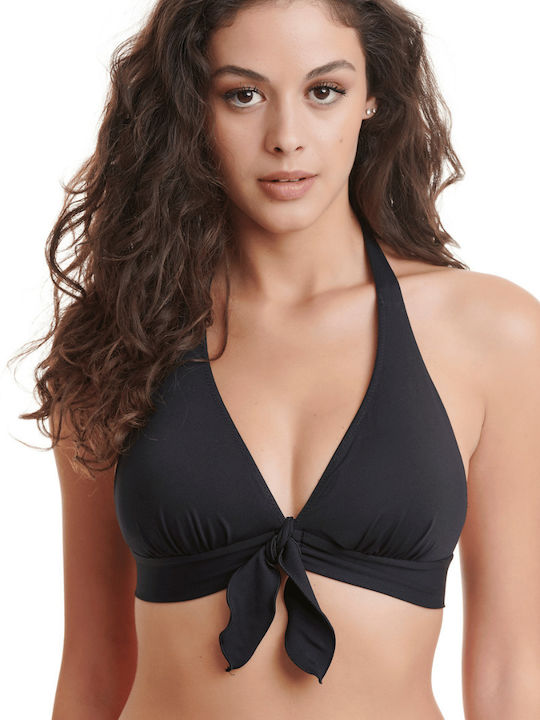 Bikini Bra D Cup Black